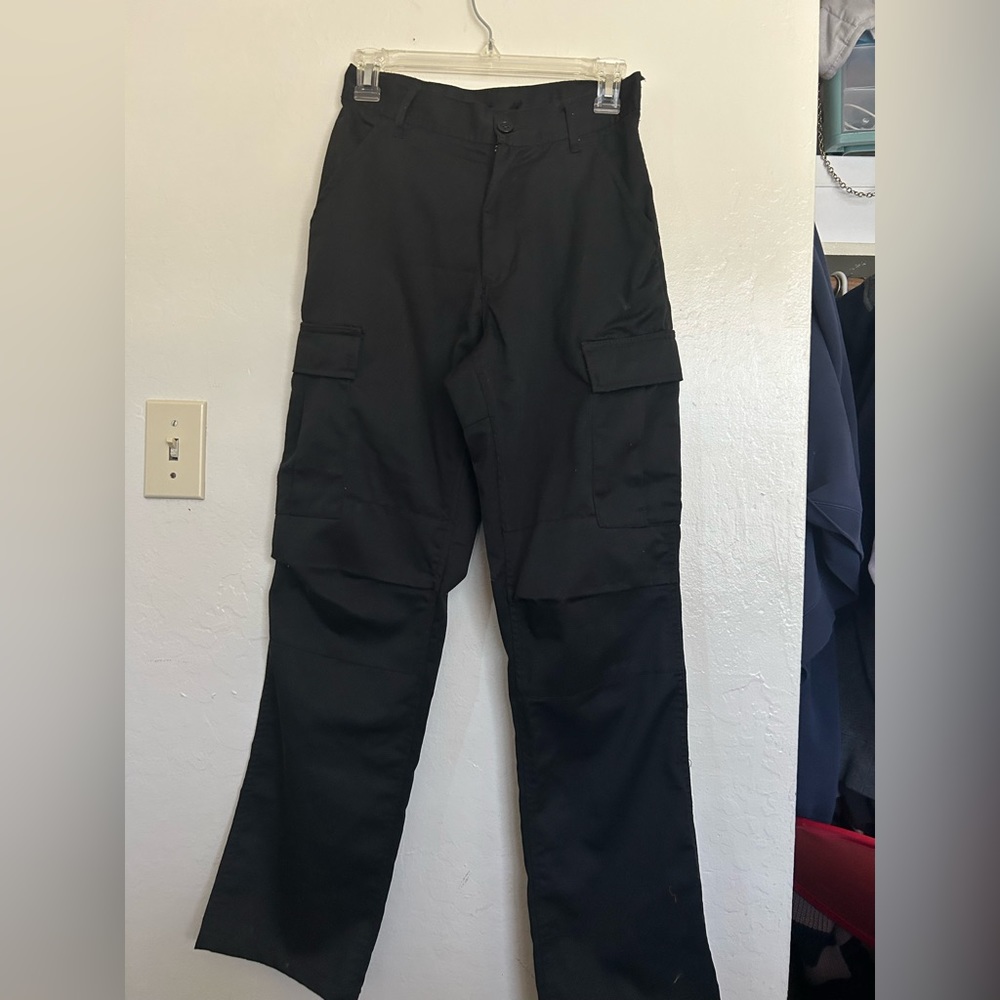Black Cargo Pants - J.Galt